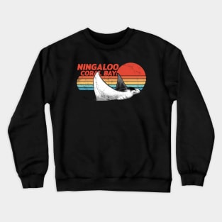 Ningaloo Coral Bay Manta Ray Crewneck Sweatshirt